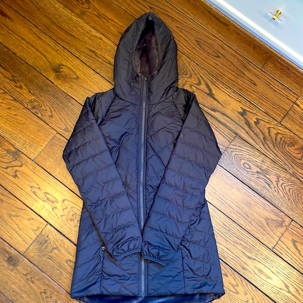 The North Face Women's Mossbud Insulated Reversible Parka| black